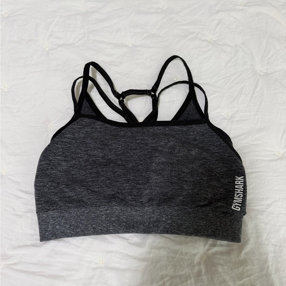Gymshark Other - Gymshark Women's Dark Charcoal Seamless Strappy Sports Bra